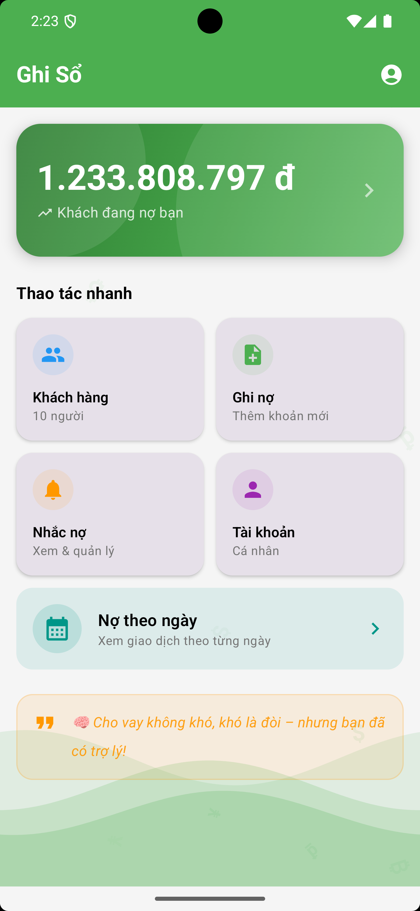 Ghi Sổ App Screenshot